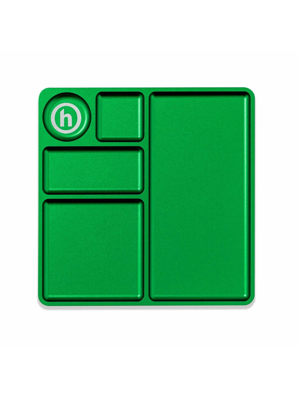 Hidden NY Valet Tray Aluminum Square Green OG H Logo